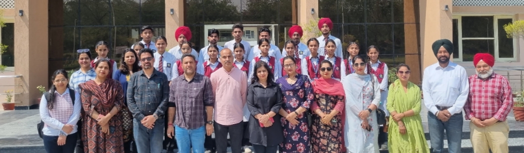 School of Eminence, Sri Kiratpur Sahib Rupnagar visited Regional Research Center and College of Agriculture Ballowal Saunkhri.